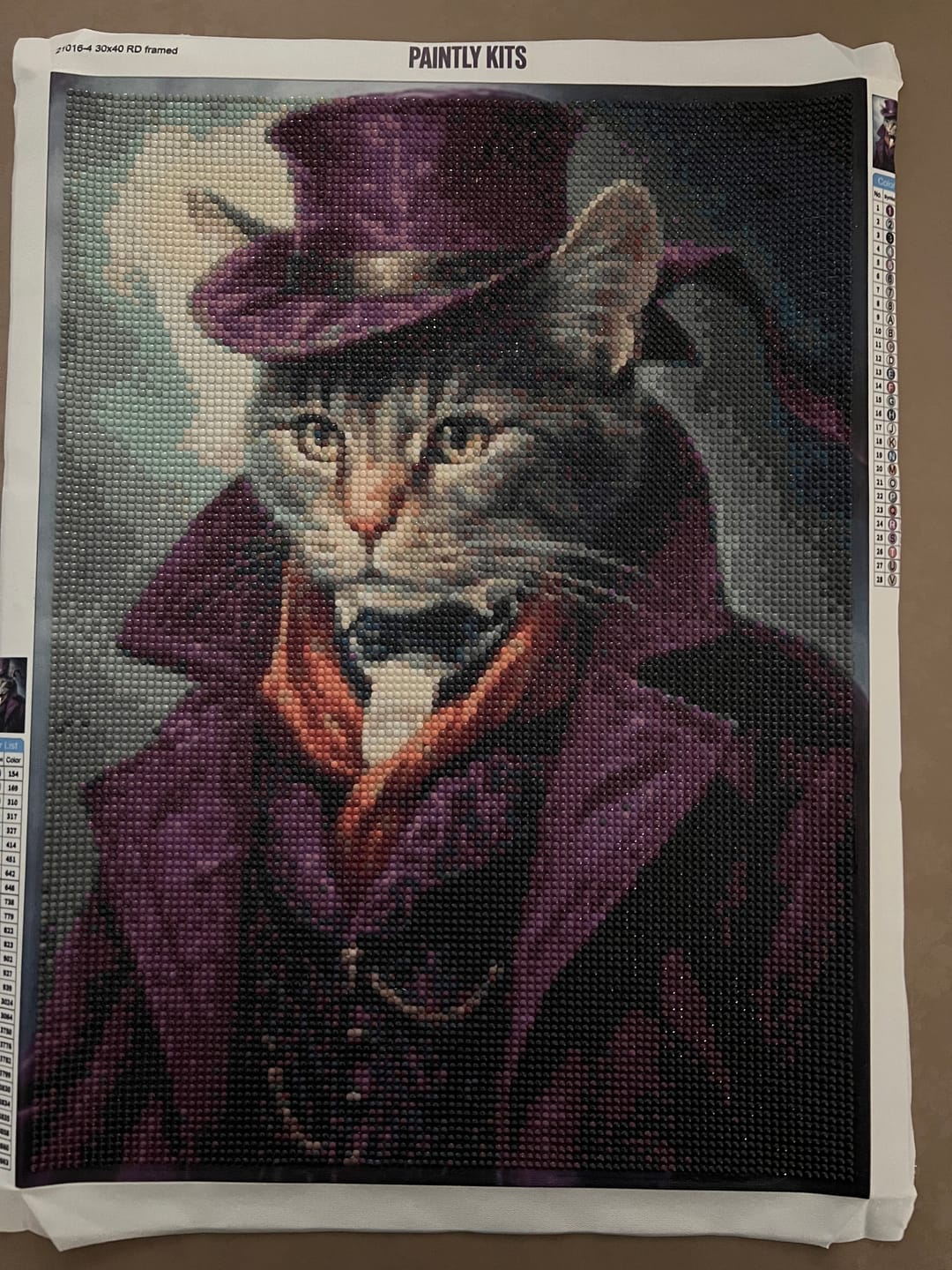 Customer photo review of Custom AI Diamond Painting Kit
