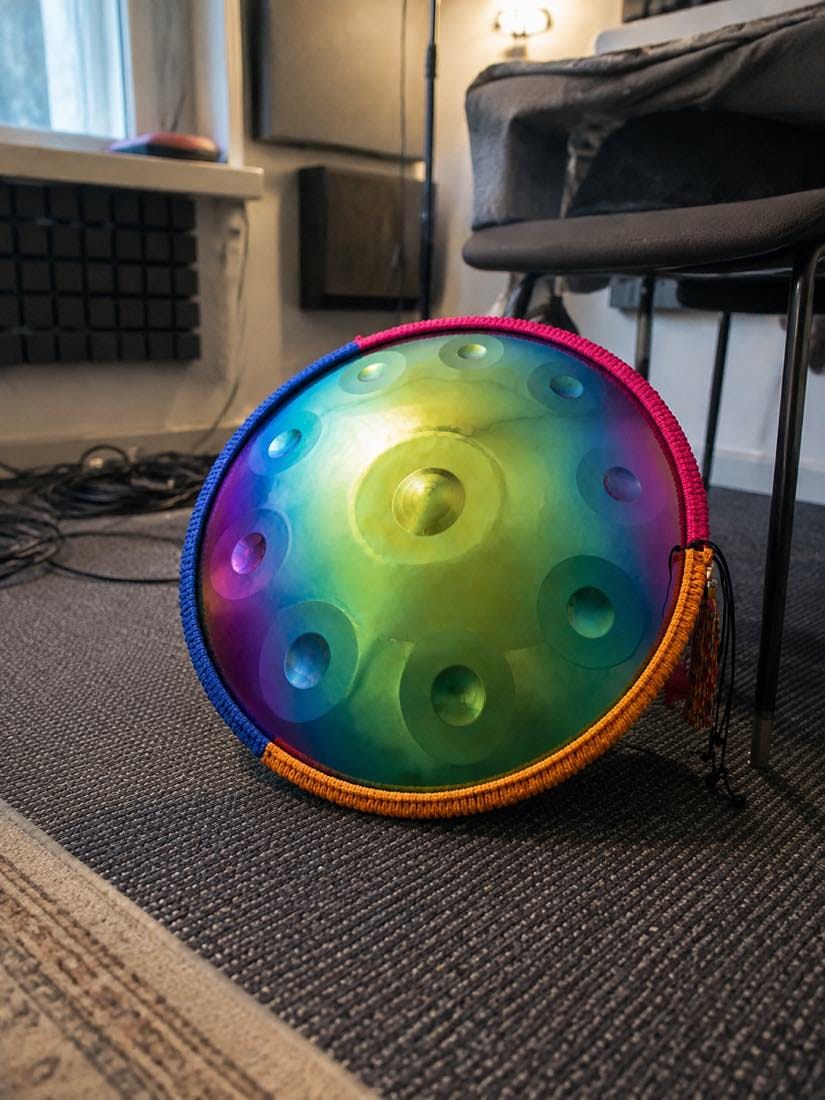 Customer photo review of Handpan Kurd D-Moll 10 Noten - Lebensbaum-Design