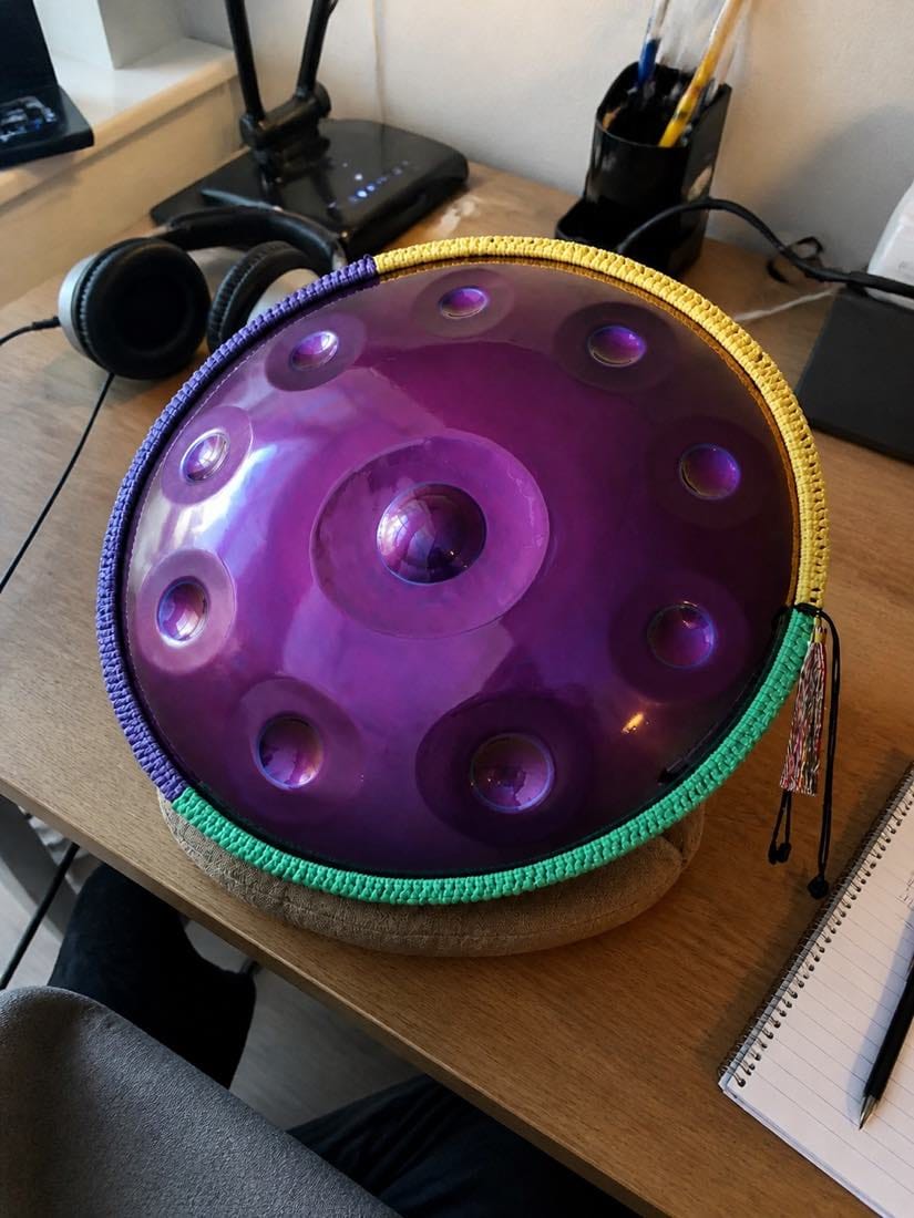 Customer photo review of Handpan Kurd D-Moll 10 Noten - Violett