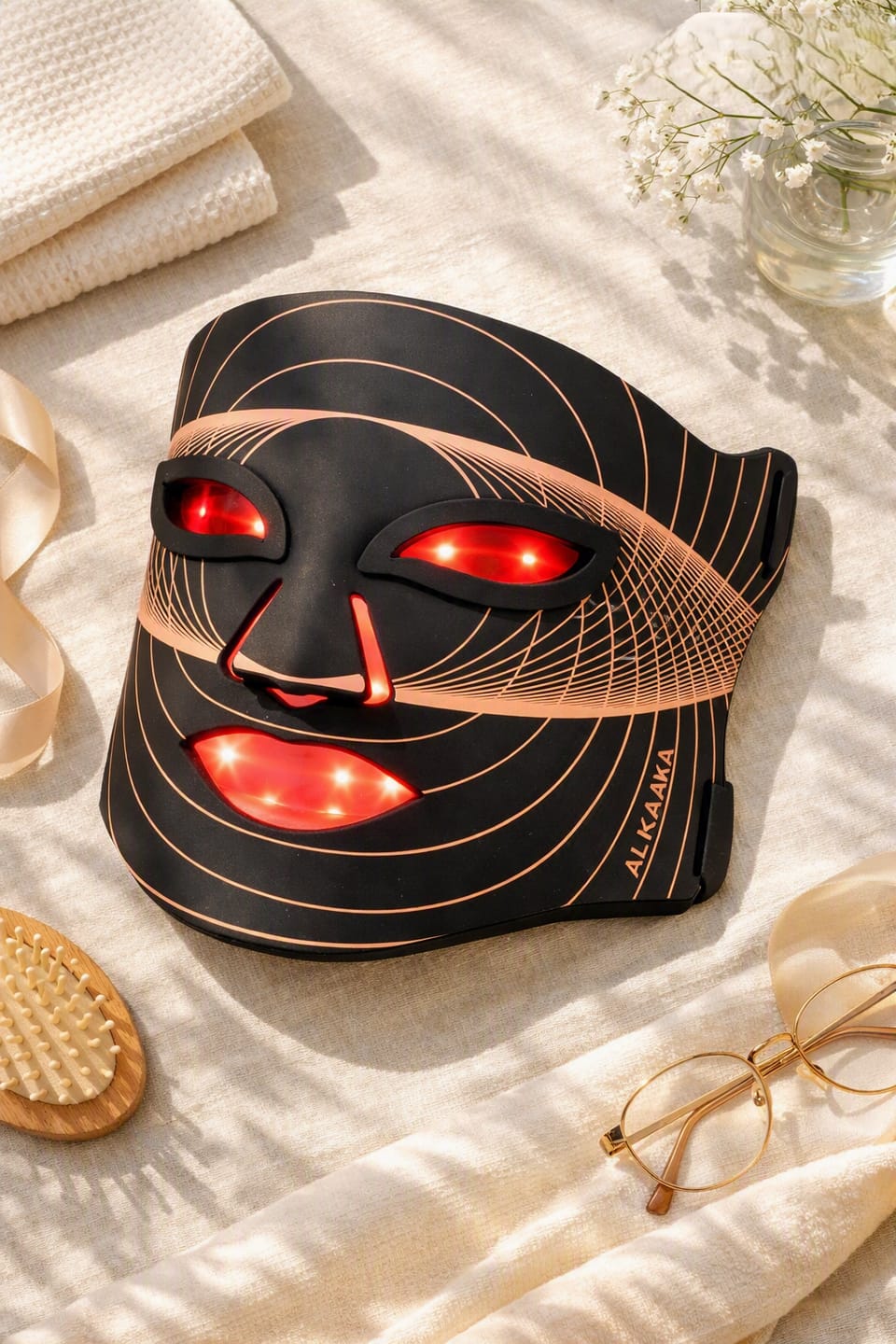 Customer photo review of Silicone Led Light Therapy Mask