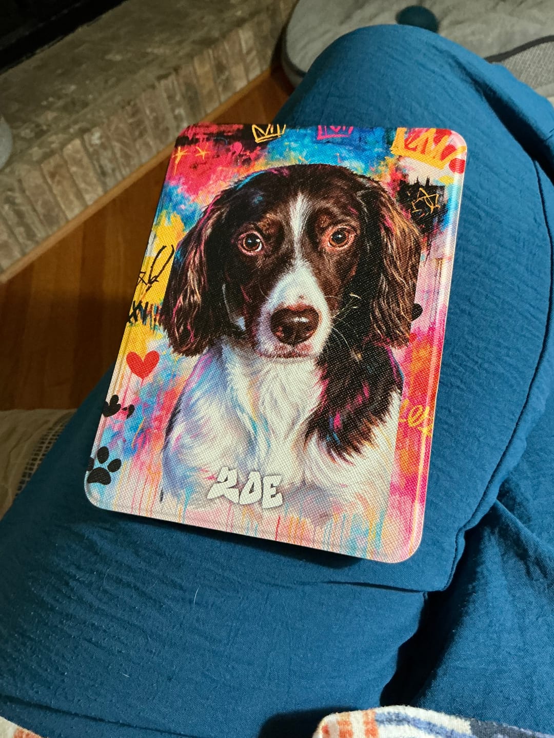 Customer photo review of Graffiti - Personalized Kindle Case