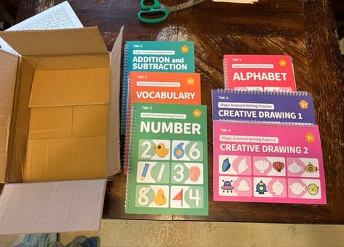 Customer photo review of LumoTrace™ Workbook: Give your child a head start
