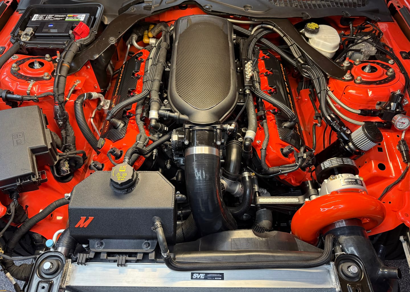 Customer photo review of Top Loader Billet Internally Baffled Oil Catch Can (Dual 10AN Port)