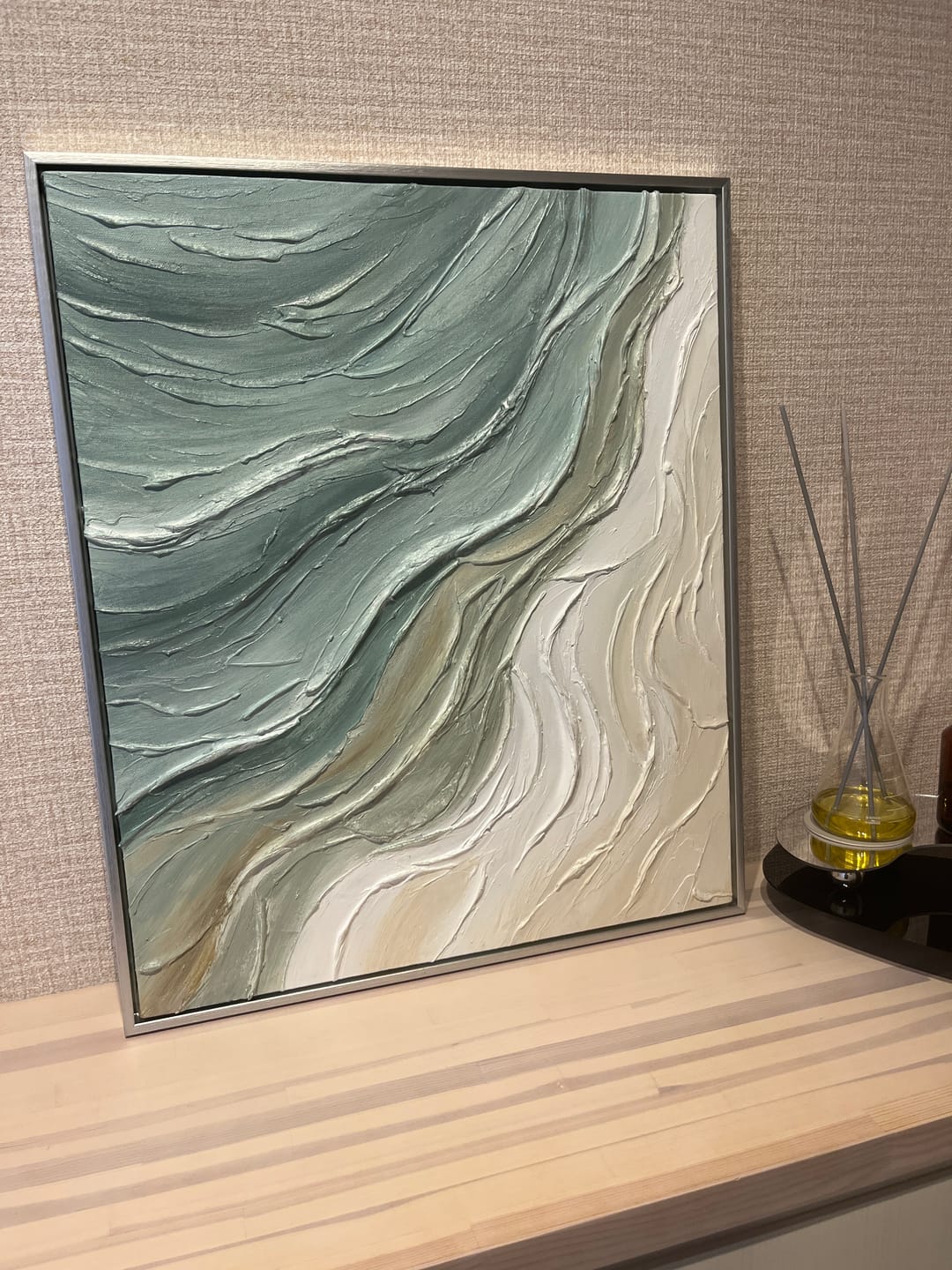 Customer photo review of Plaster Art Texure Painting #SG649