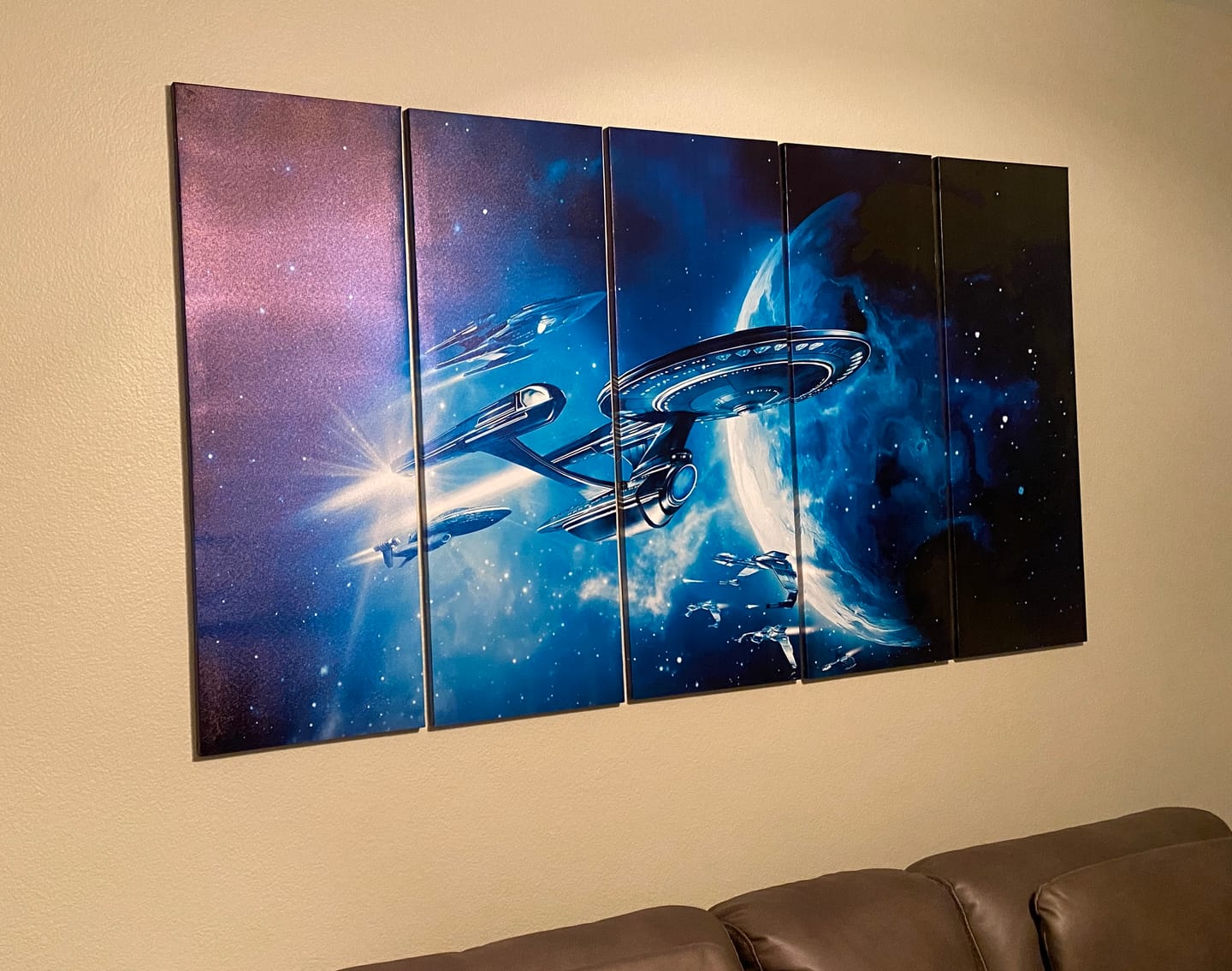 Customer photo review of Star Trek Wall Art Canvas Prints - Framed