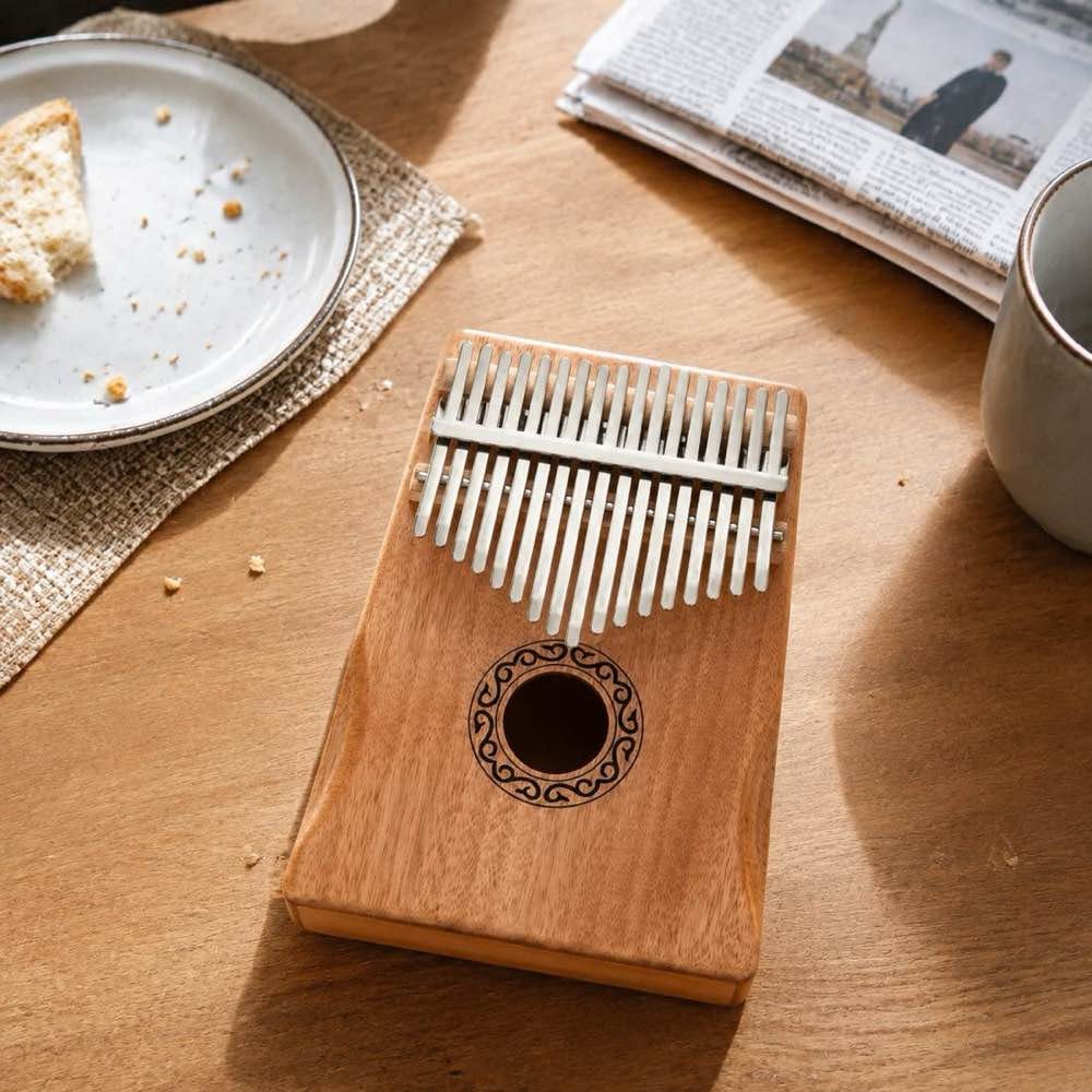 Customer photo review of Kalimba 17 Tasten - Mahagoni, für Meditation