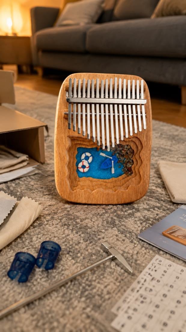 Customer photo review of Mbira 17 Tasten - Mahagoni, Afrika-Edition - Kalimba