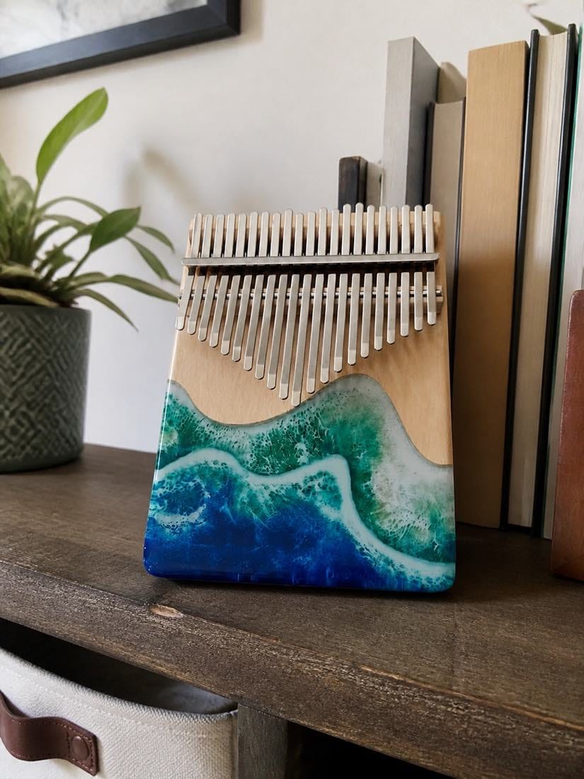 Customer photo review of Kalimba 17 Tasten - Epoxidharz, Idiophon