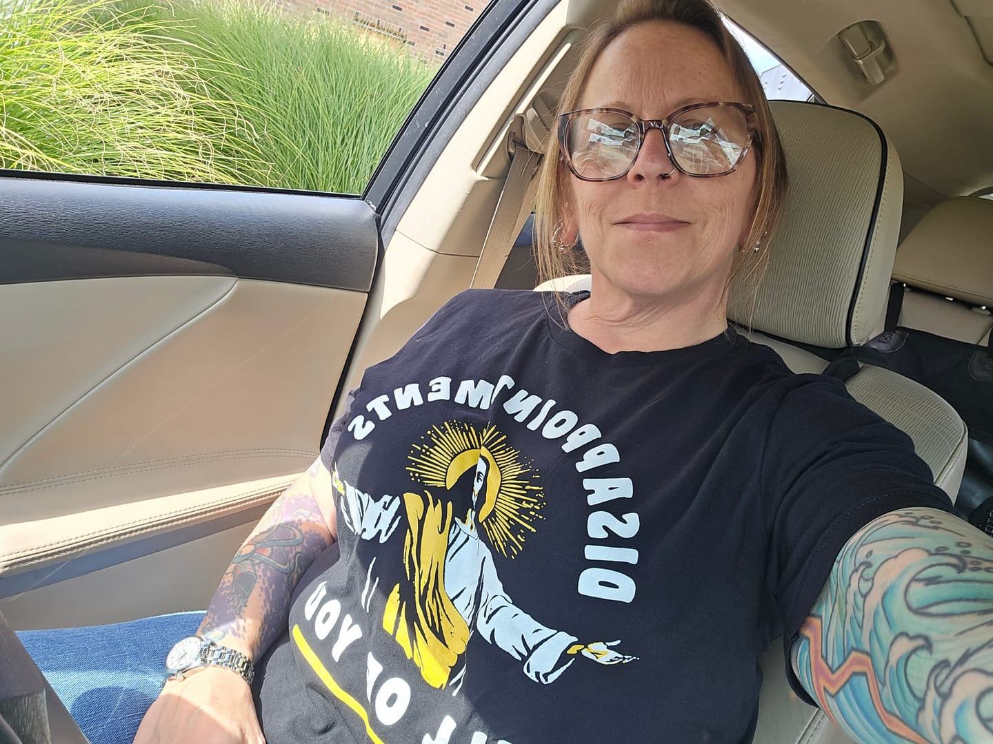 Customer photo review of Disappointments All Of You Tee