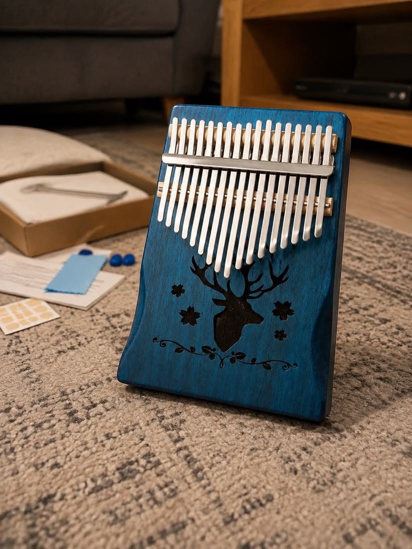 Customer photo review of Kalimba 17 Tasten - Mahagoni, Hirsch-Gravur