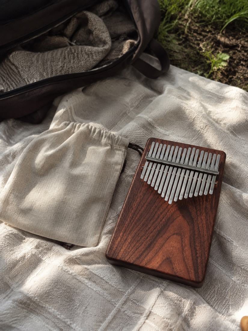 Customer photo review of Kalimba 17 Tasten - Walnussholz, Handgefertigt