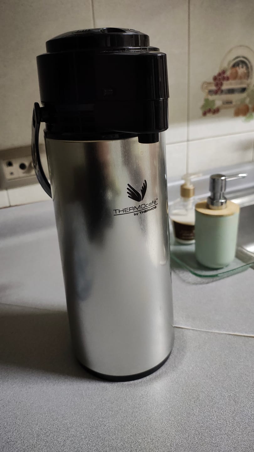 Customer photo review of TERMO SIFON DE VIDRIO 1.9LT PLATA