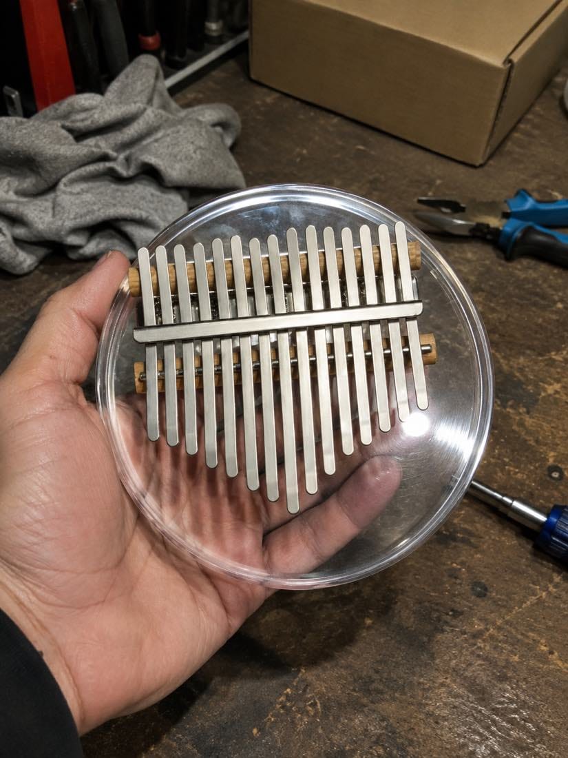 Customer photo review of Kalimba 17 Tasten - Acryl, Rund