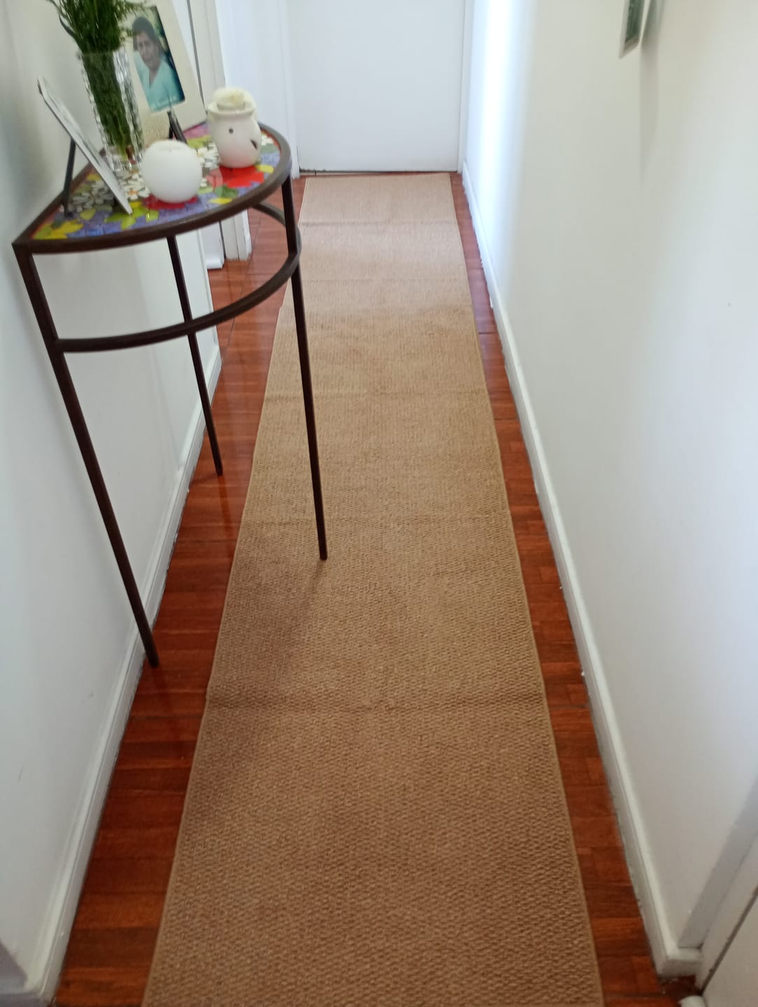 Customer photo review of Alfombra Estilo Yute Tejida Para Living Resistente Mascotas