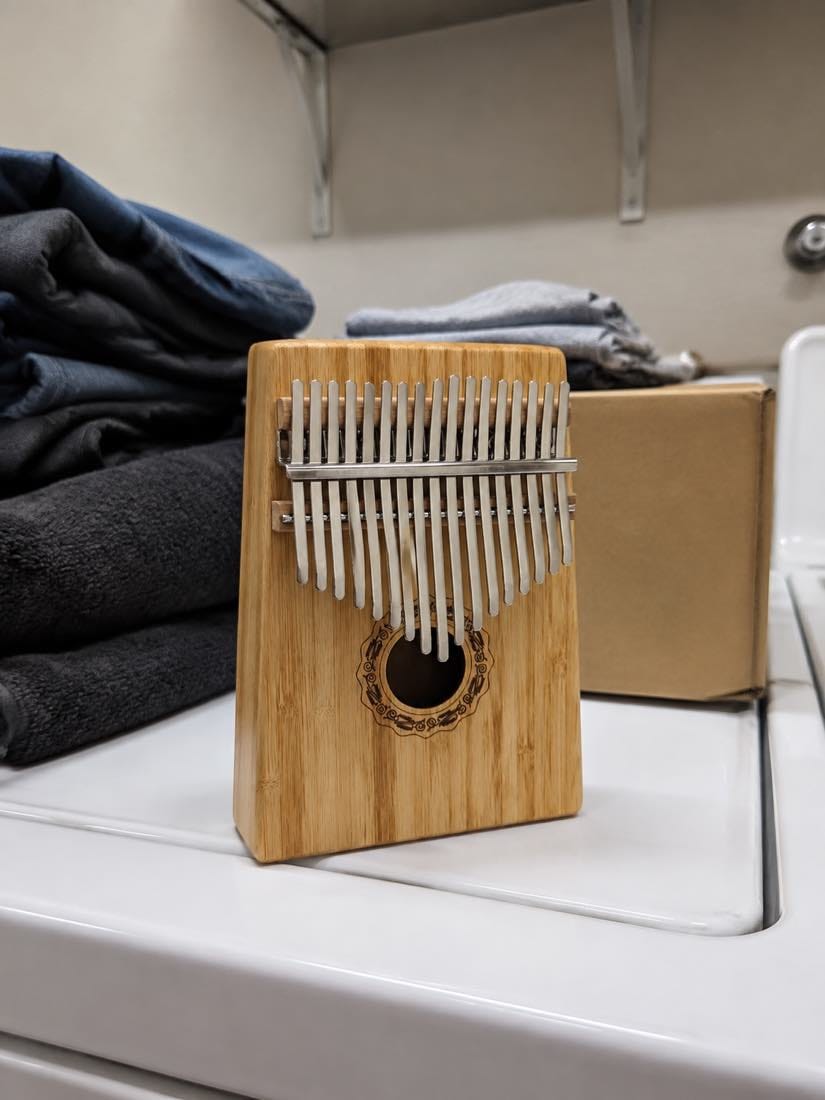 Customer photo review of Kalimba 17 Tasten - Bambus, Massivholz