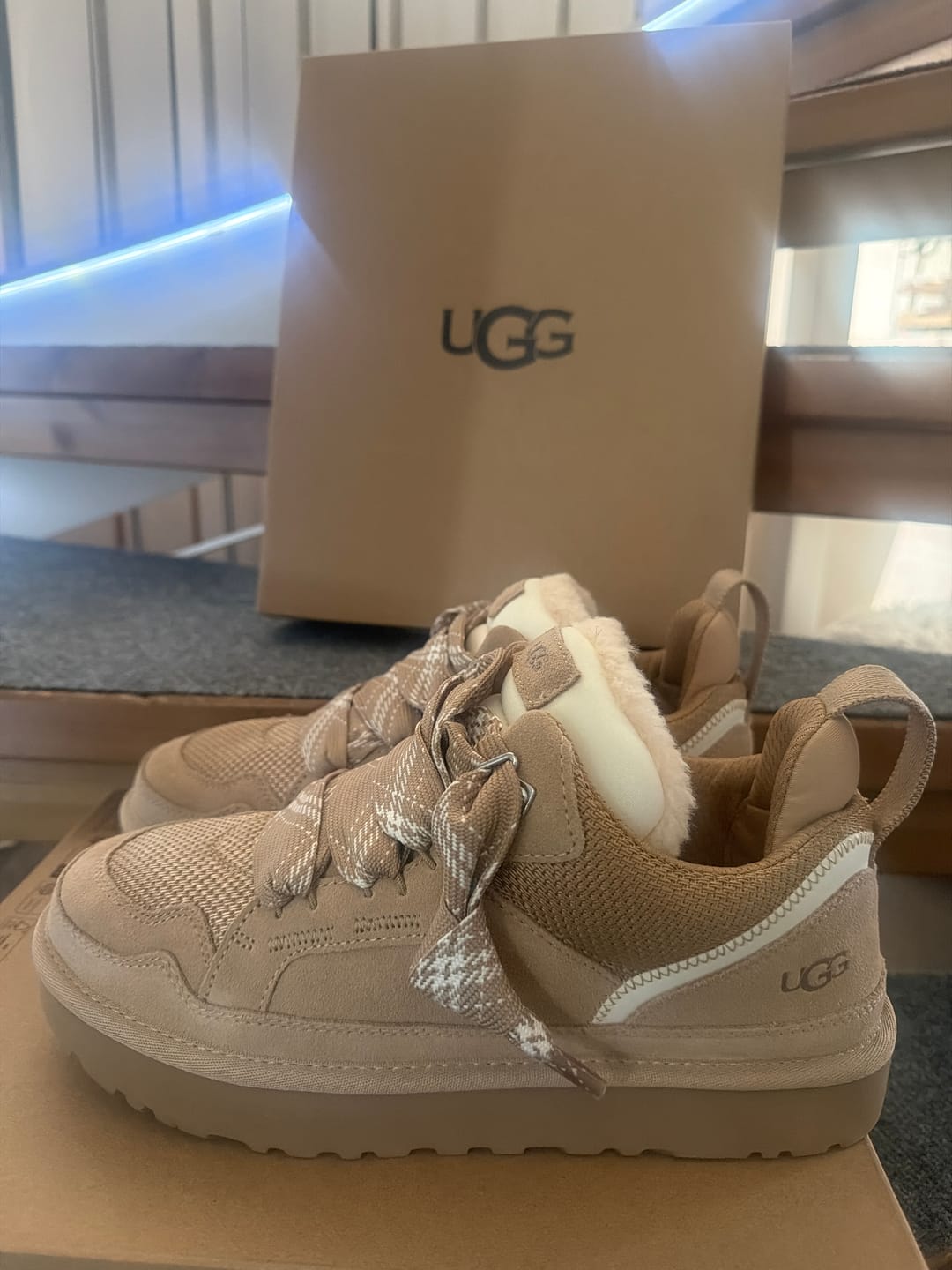 Customer photo review of UGG Lowmel Sand