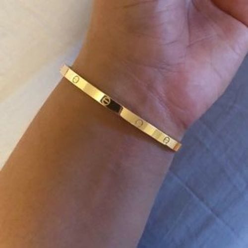 Customer photo review of LOVE BRACELET 3.65MM