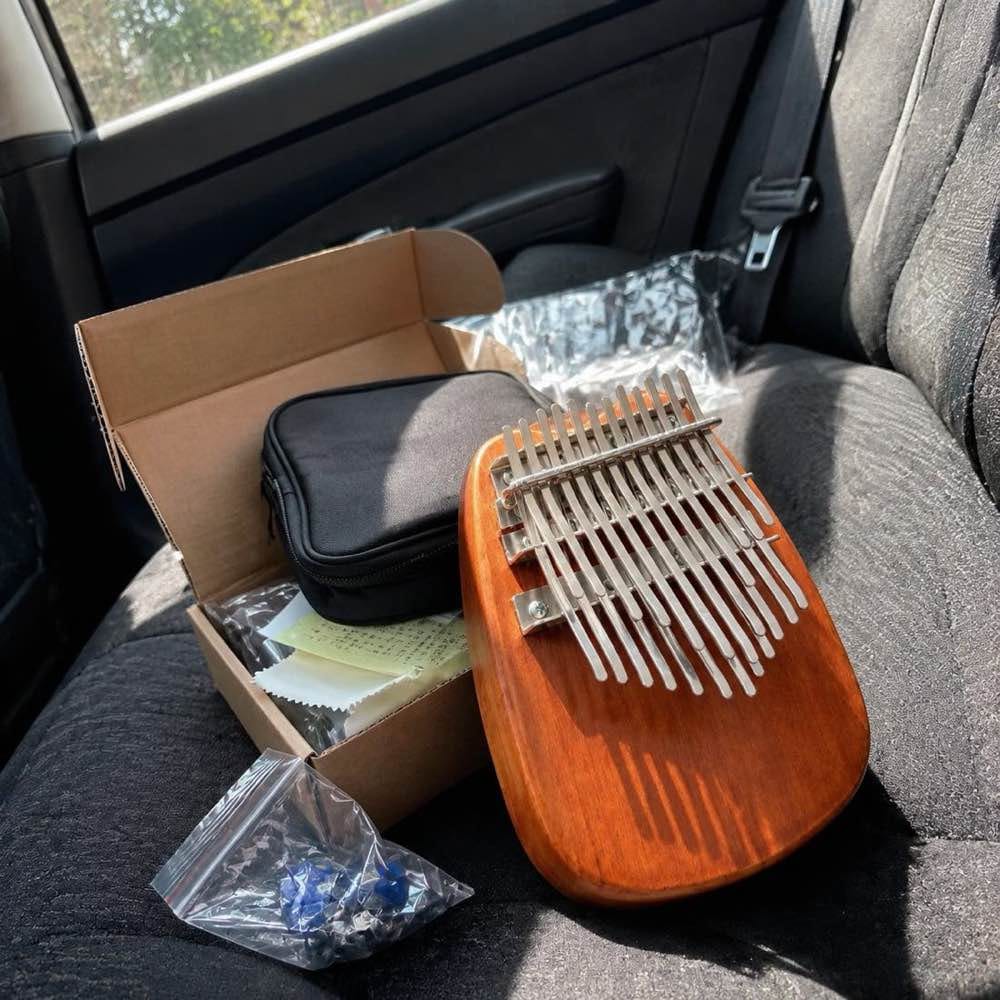 Customer photo review of Kalimba 24 Tasten - Chromatisch, 2 Ebenen