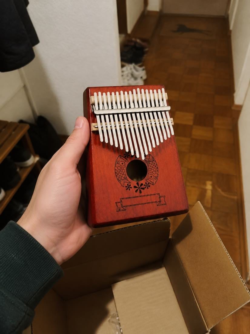 Customer photo review of Kalimba 17 Tasten - Japan-Style