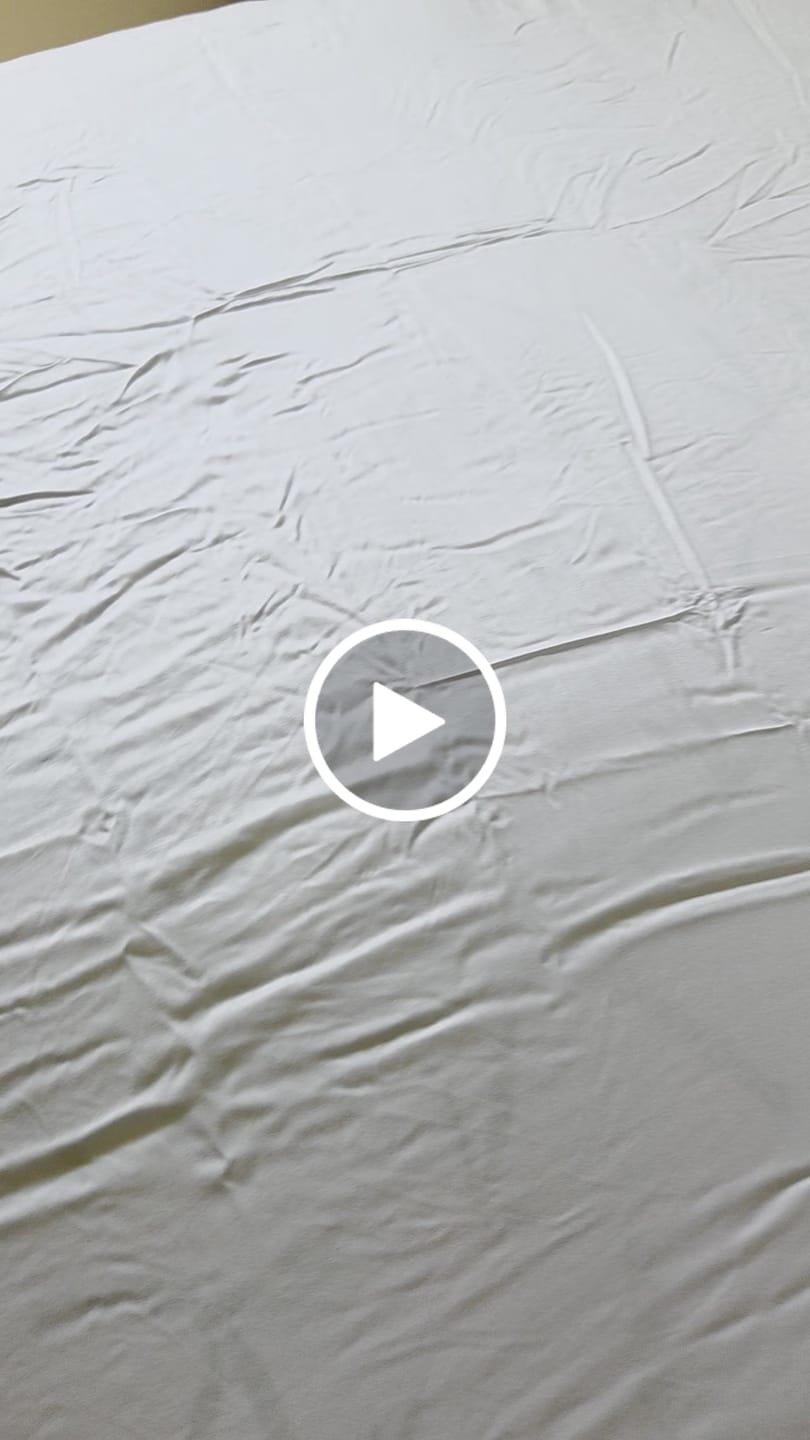 Customer video review of סדין פרימיום במבוק 300 - WHITE