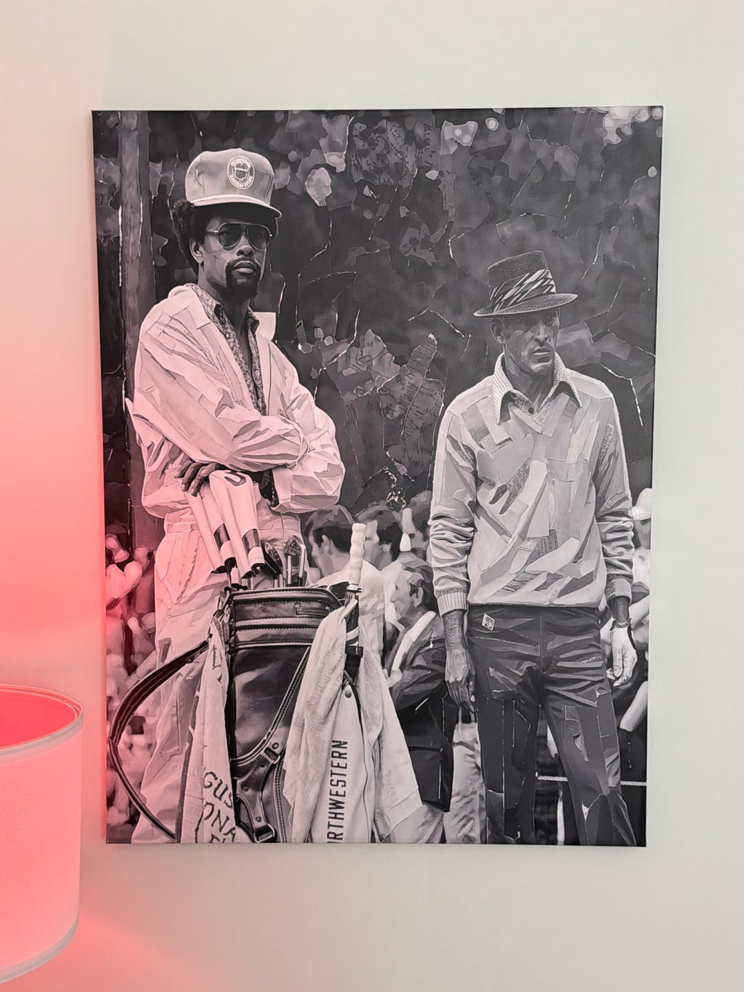 Customer photo review of Chi-Chi Rodriguez & Caddie Grayscale Wall Art