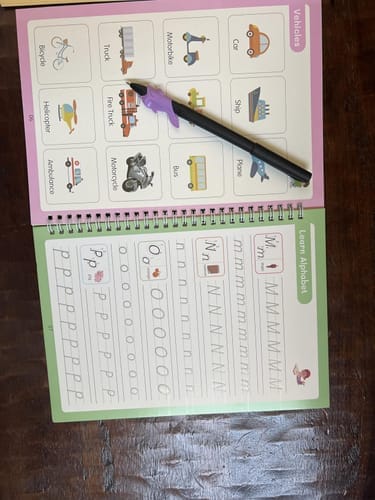 Customer photo review of LumoTrace™ Workbook: Give your child a head start