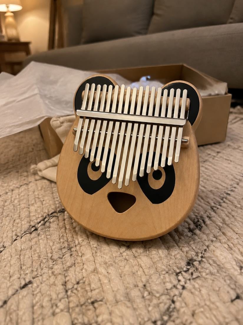 Customer photo review of Kalimba 17 Tasten - Ahornholz, Panda-Design