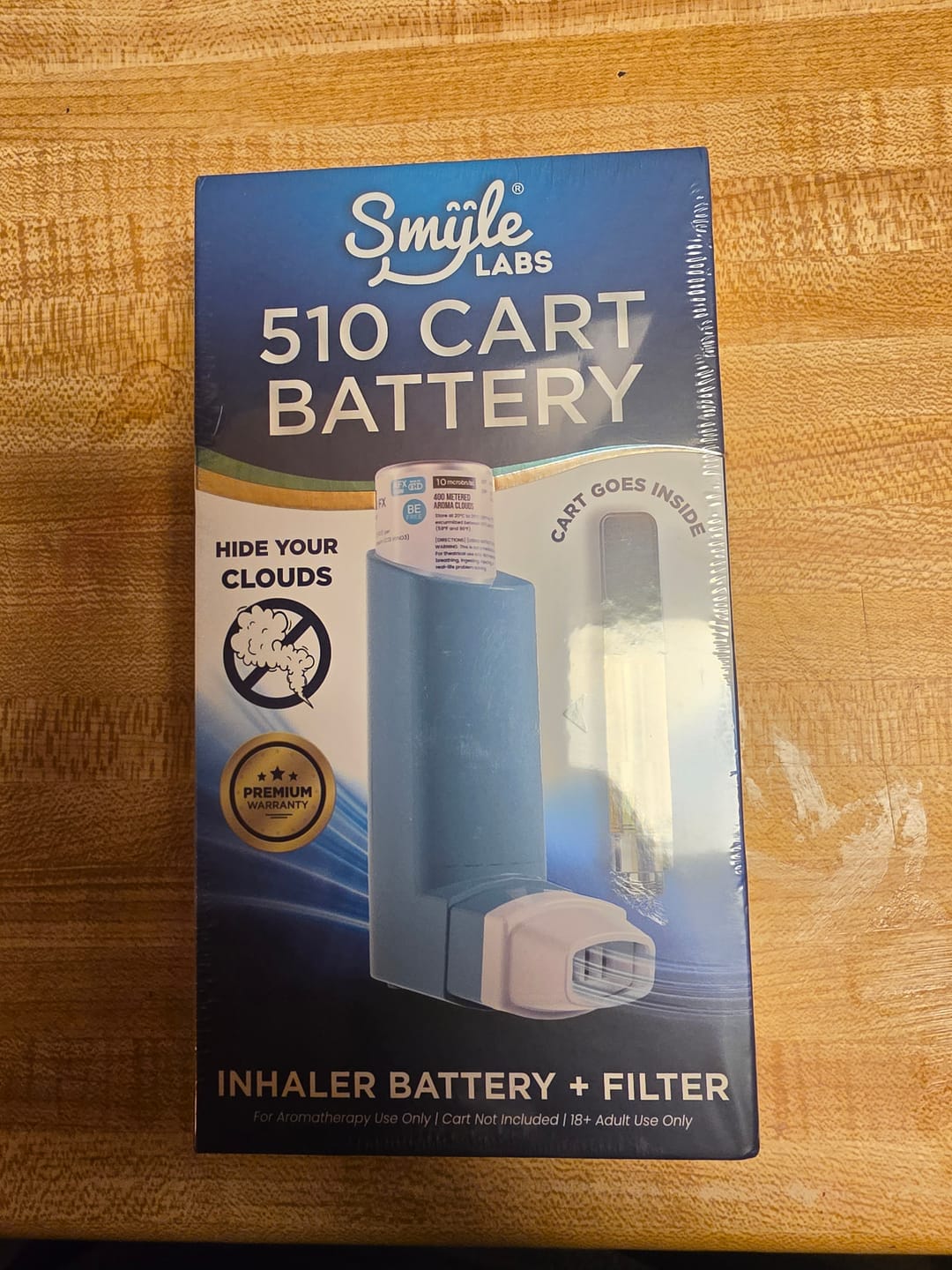 Customer photo review of Inhaler 510 Cart Battery + Cloud Filters