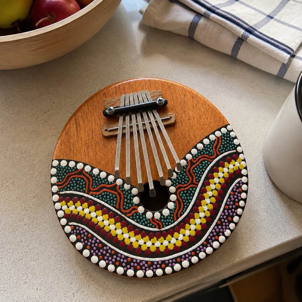 Customer photo review of Kalimba 7 Tasten - Kokosnuss