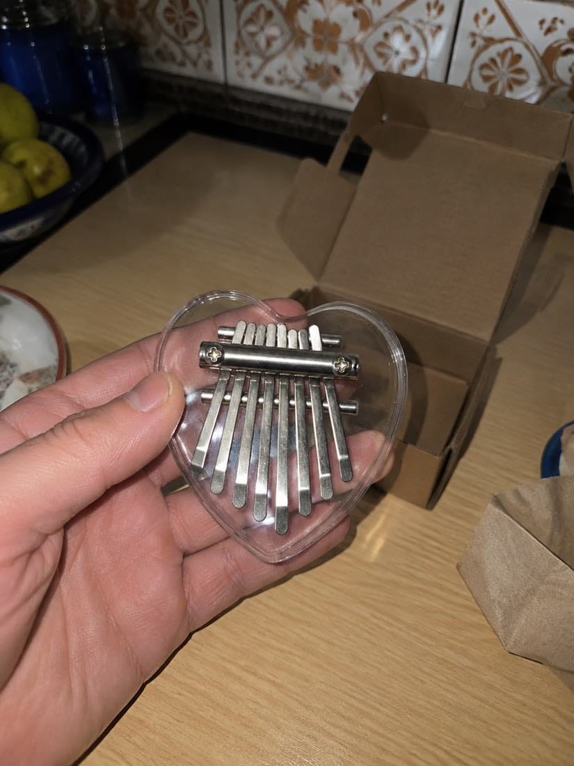 Customer photo review of Kalimba 8 Tasten - Acryl, für Einsteiger