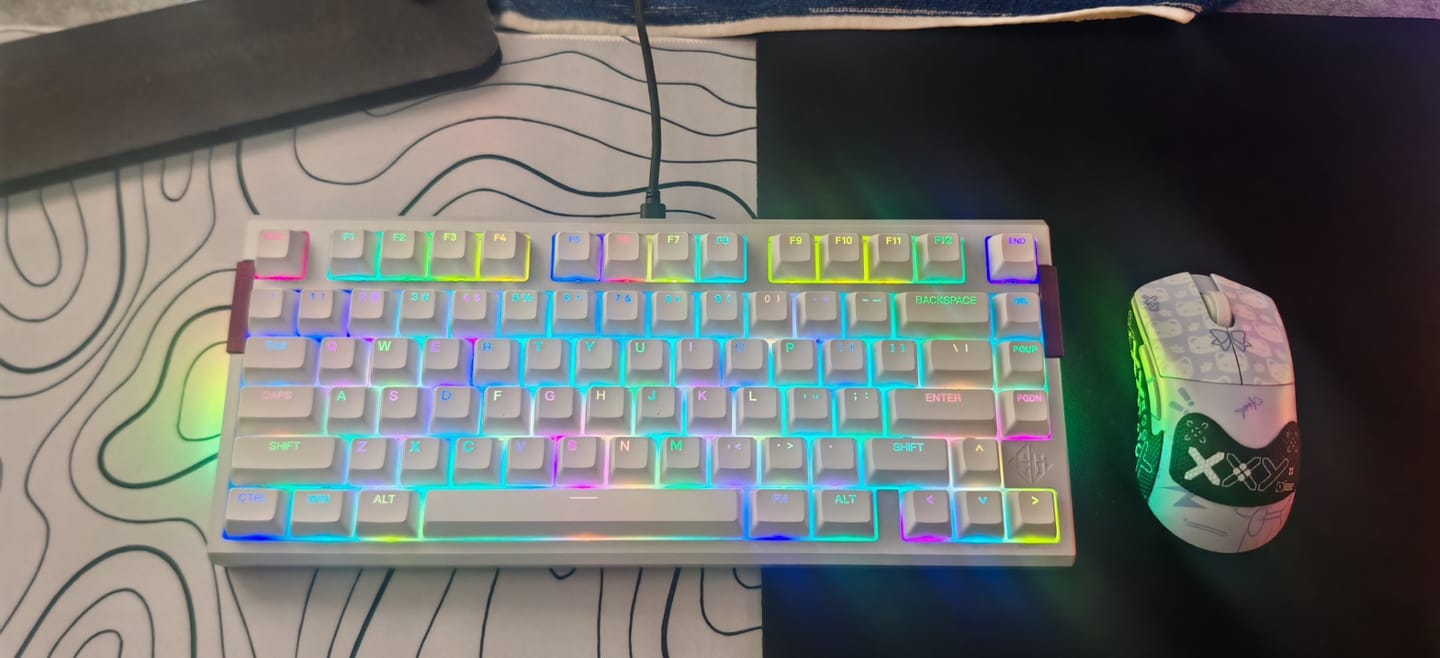 Customer photo review of WEIKAV EG75 Alüminyum Klavye (Manyetik Switch / HE)