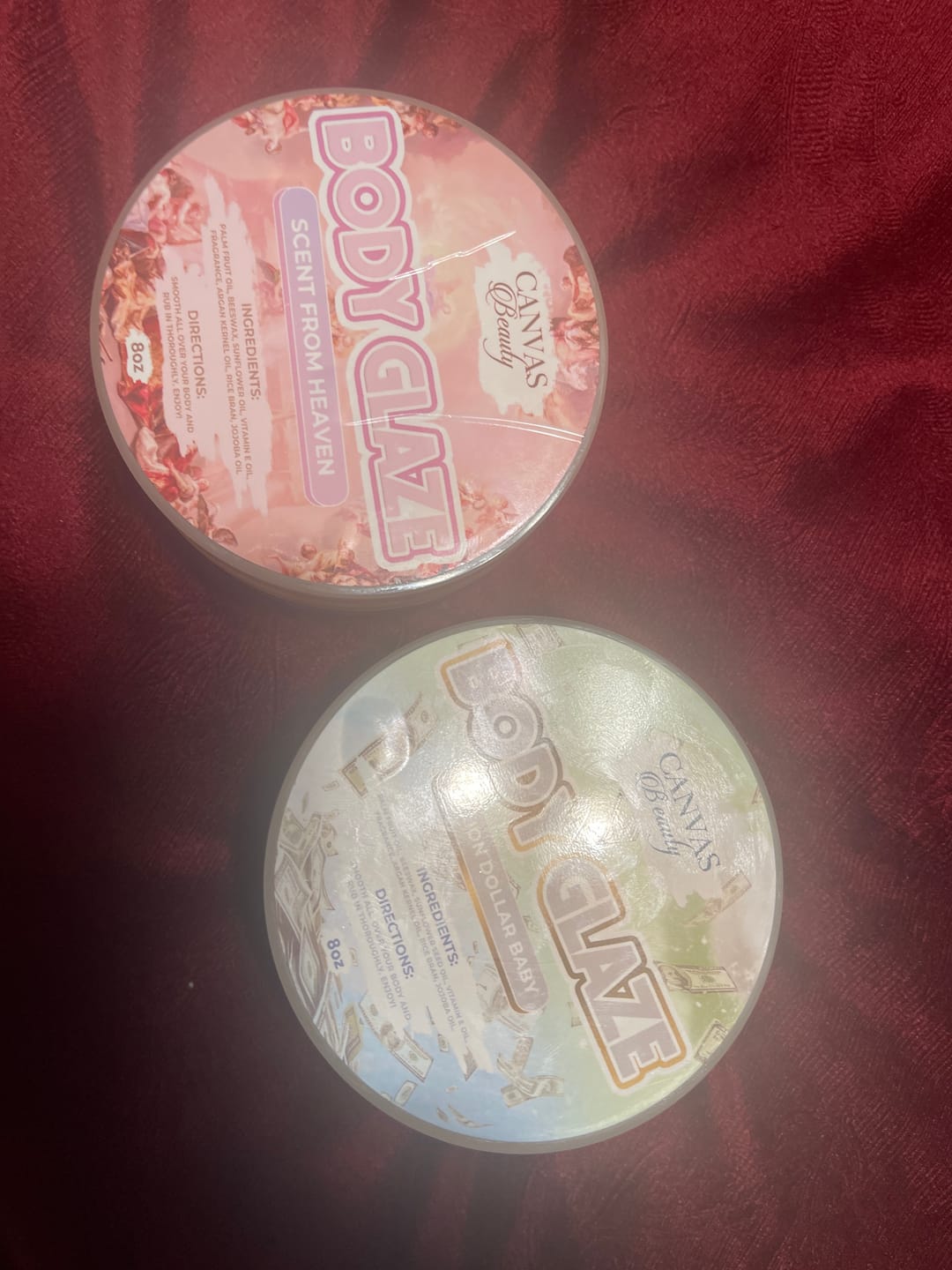 Customer photo review of BODY GLAZE: BILLION DOLLAR BABY