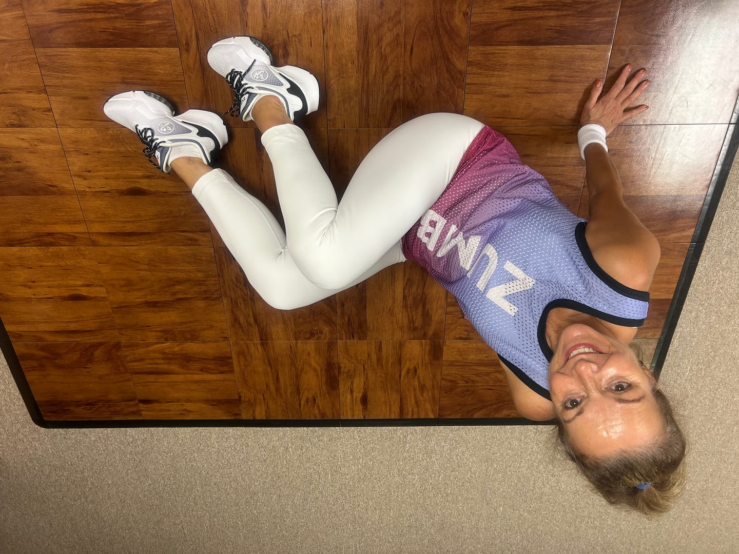 Customer photo review of Zumba Air Stomp - White/Black