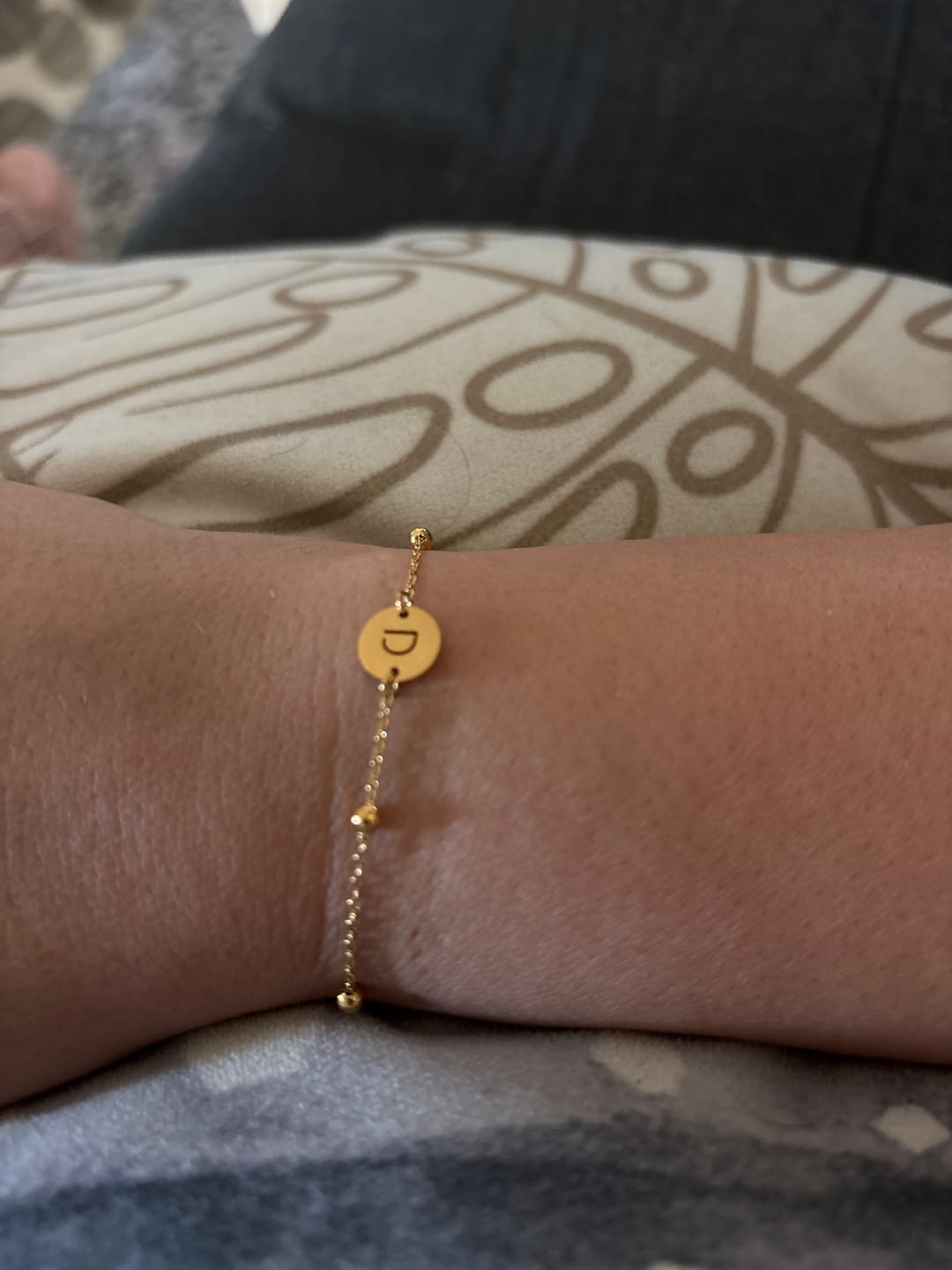 Customer photo review of Pulsera Círculo Inicial