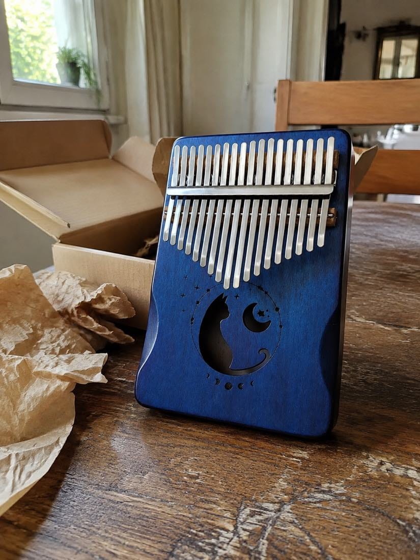 Customer photo review of Kalimba 17 Tasten - Mahagoni, Sternenhimmel-Design