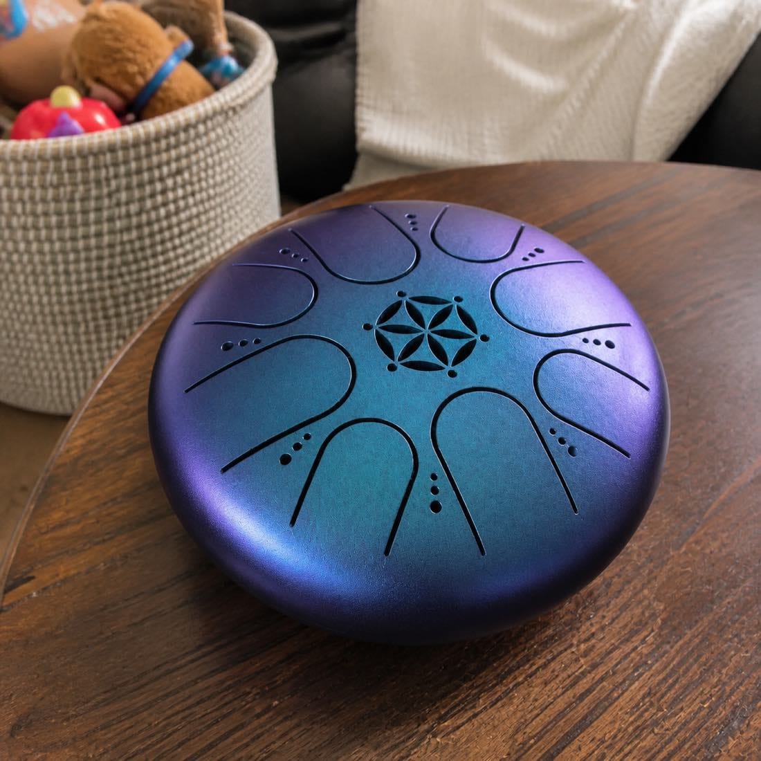 Customer photo review of Zungentrommel 8 Noten - Mandala-Design