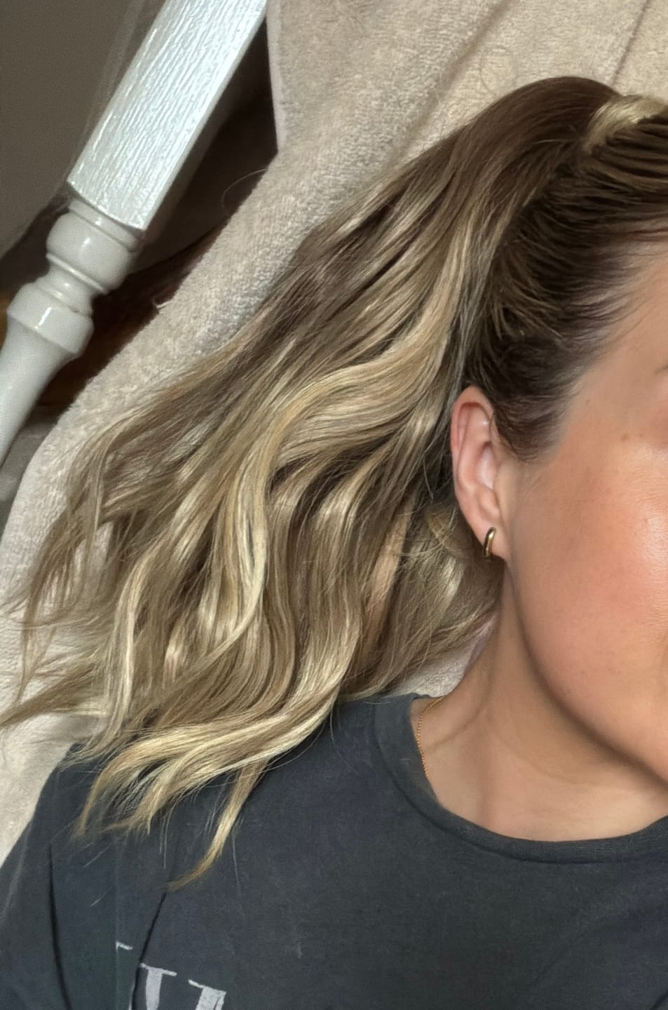 Customer photo review of 14 inches Wavy Ponytail