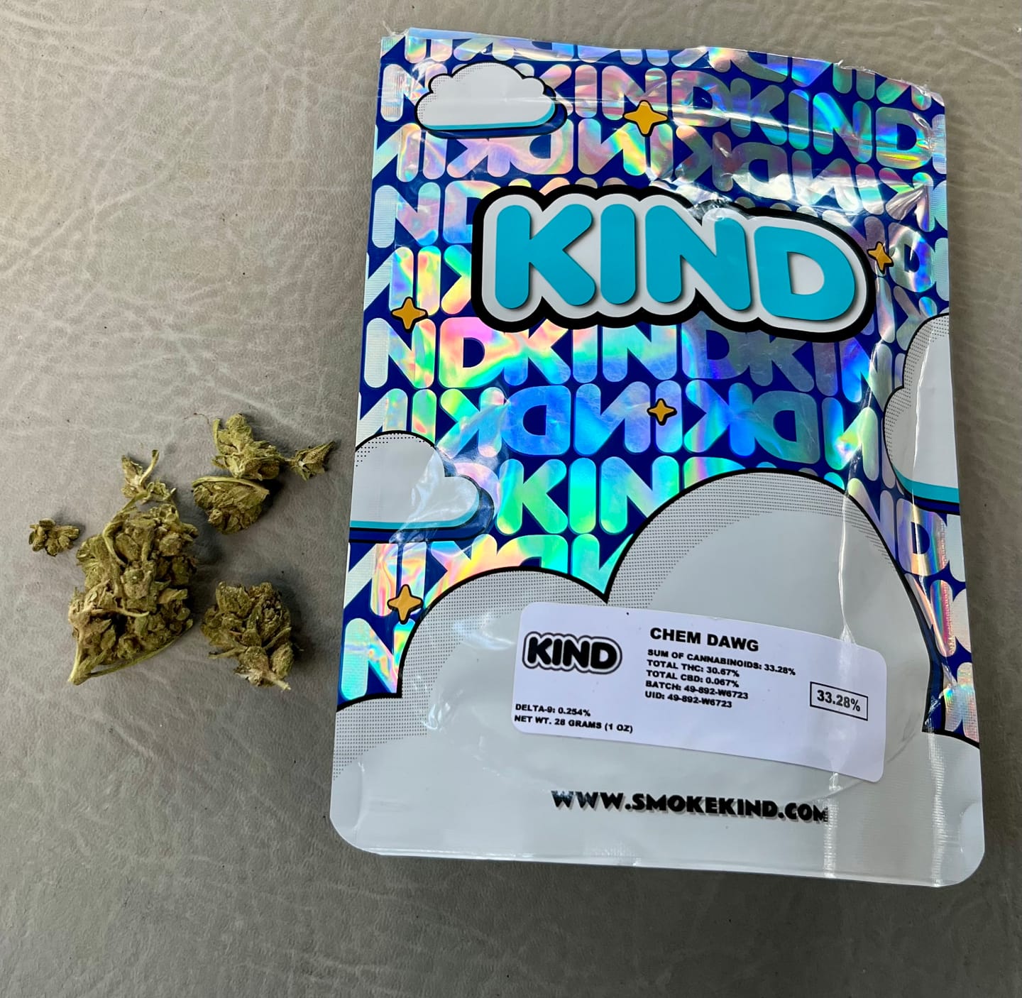 Customer photo review of Chem Dawg - 28 Grams - Hybrid
