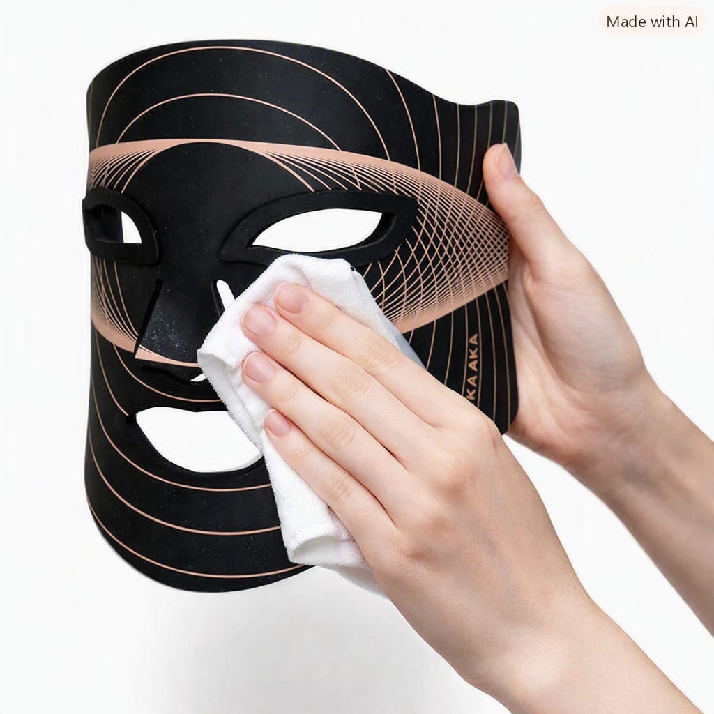 Customer photo review of Silicone Led Light Therapy Mask