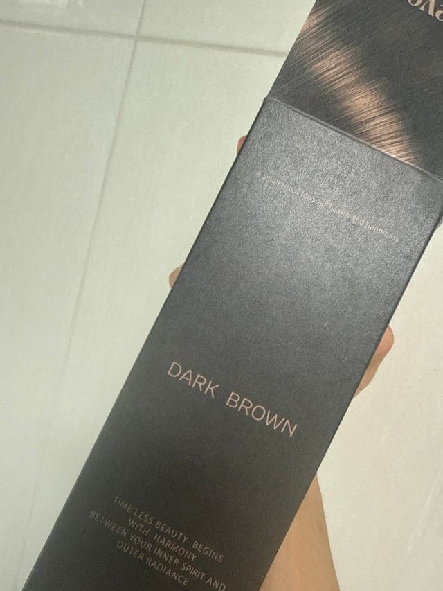 Customer photo review of Levero Coloring Shampoo — PPD-Free Grey Coverage 300ml