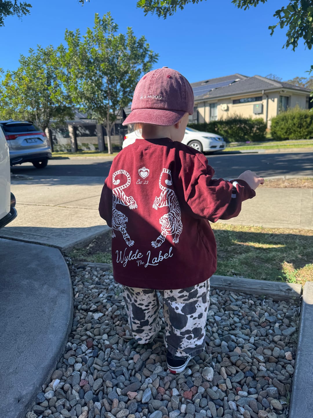 Customer photo review of In a mood - Kids cap