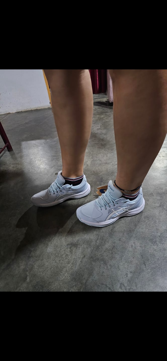 Customer photo review of Asics Court Slide 4 Clay OC Mujer Midnight Hot Pink