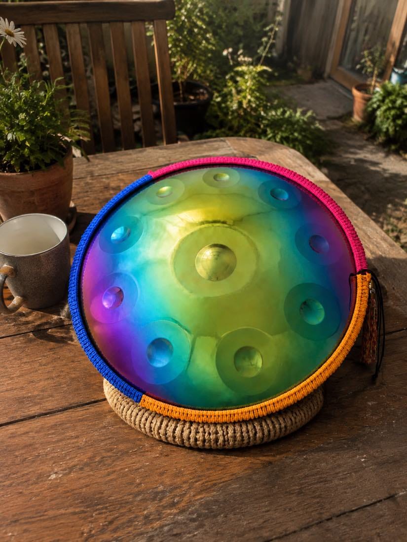 Customer photo review of Handpan Kurd D-Moll 10 Noten - Lebensbaum-Design