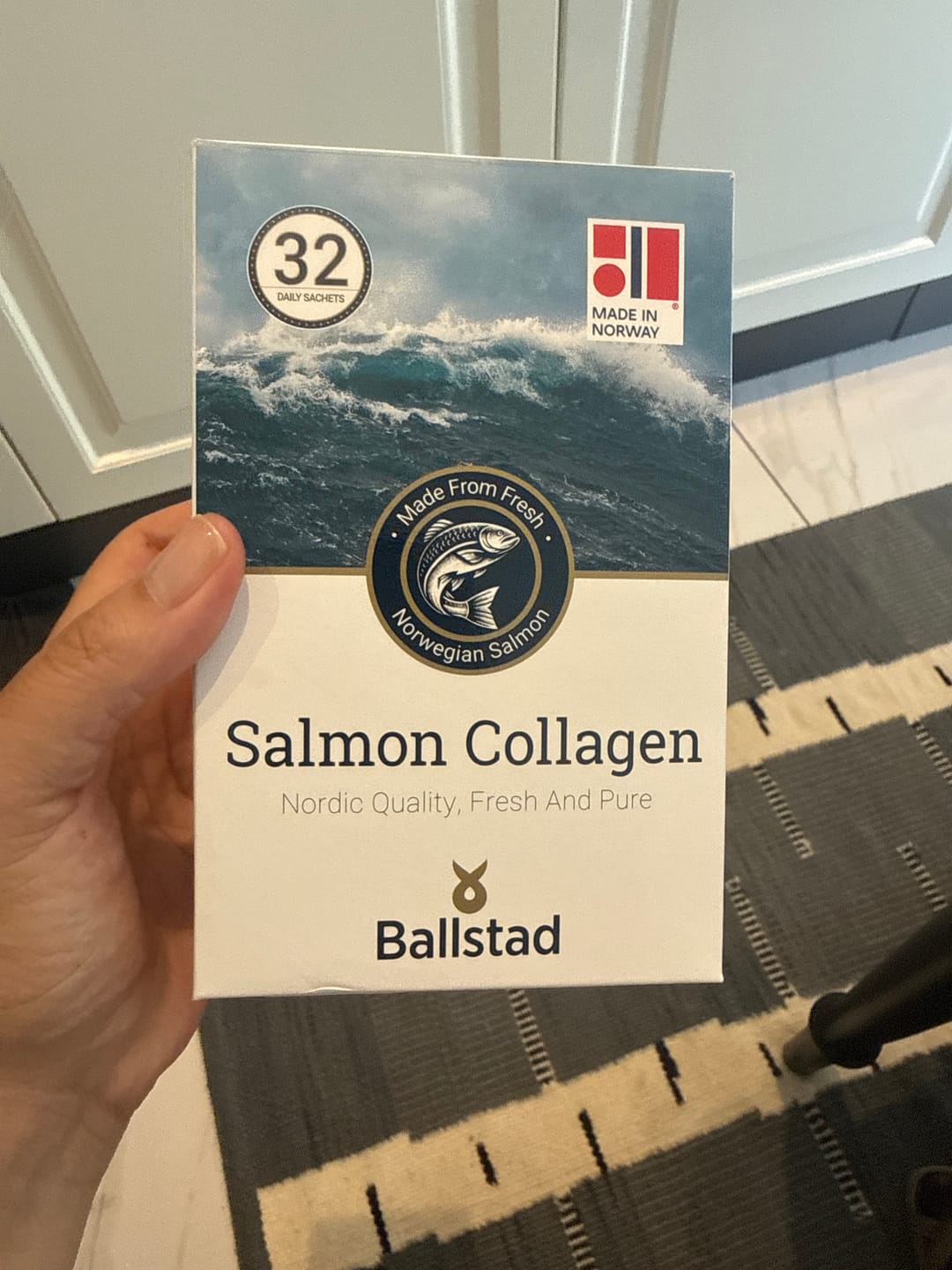 Customer photo review of Pure Norwegian Salmon Collagen - Daily Sachets