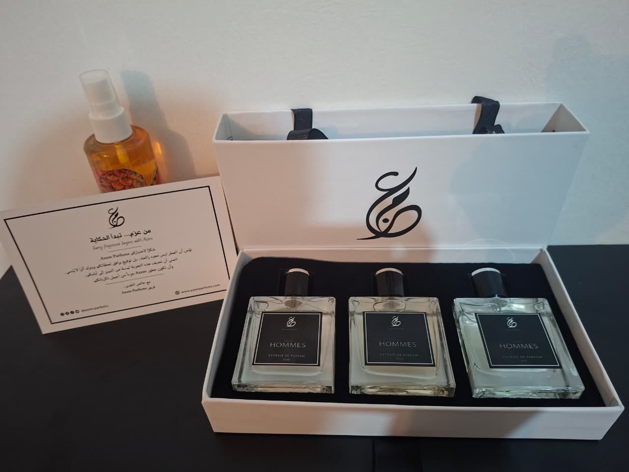 Customer photo review of Pack AZZM – 3 PARFUMS AU CHOIX