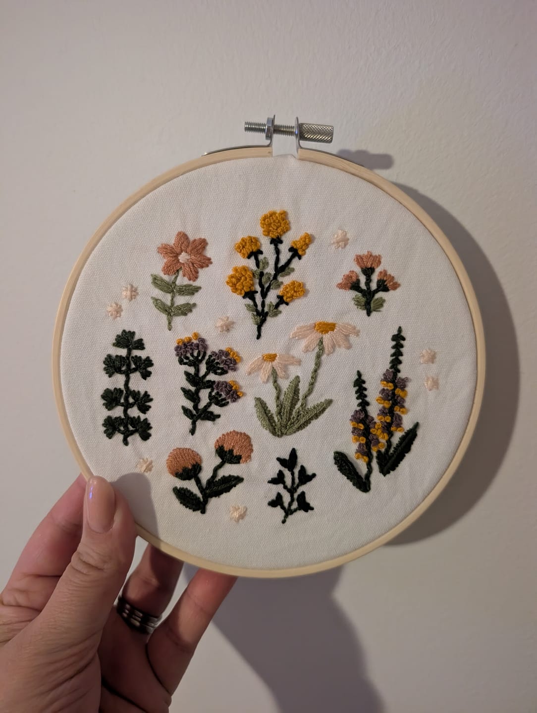 Customer photo review of WILDFLOWER - Embroidery Kit