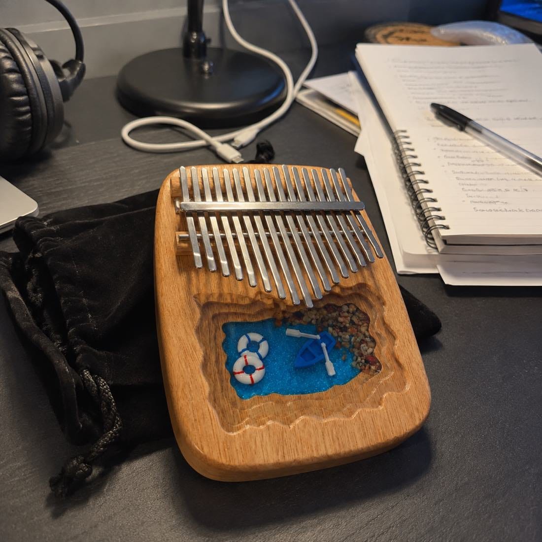 Customer photo review of Mbira 17 Tasten - Mahagoni, Afrika-Edition - Kalimba