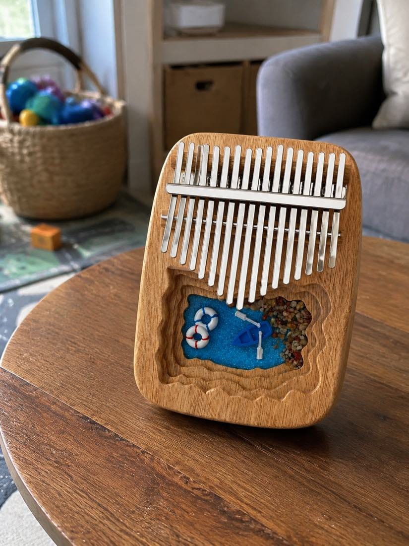 Customer photo review of Mbira 17 Tasten - Mahagoni, Afrika-Edition - Kalimba