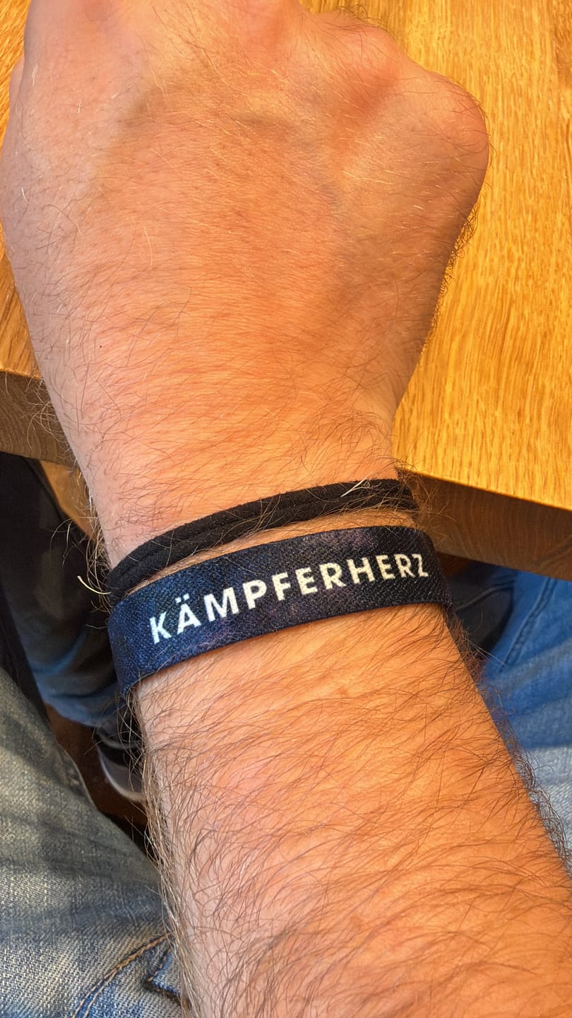 Customer photo review of Kämpferherz - Elastisches Armband
