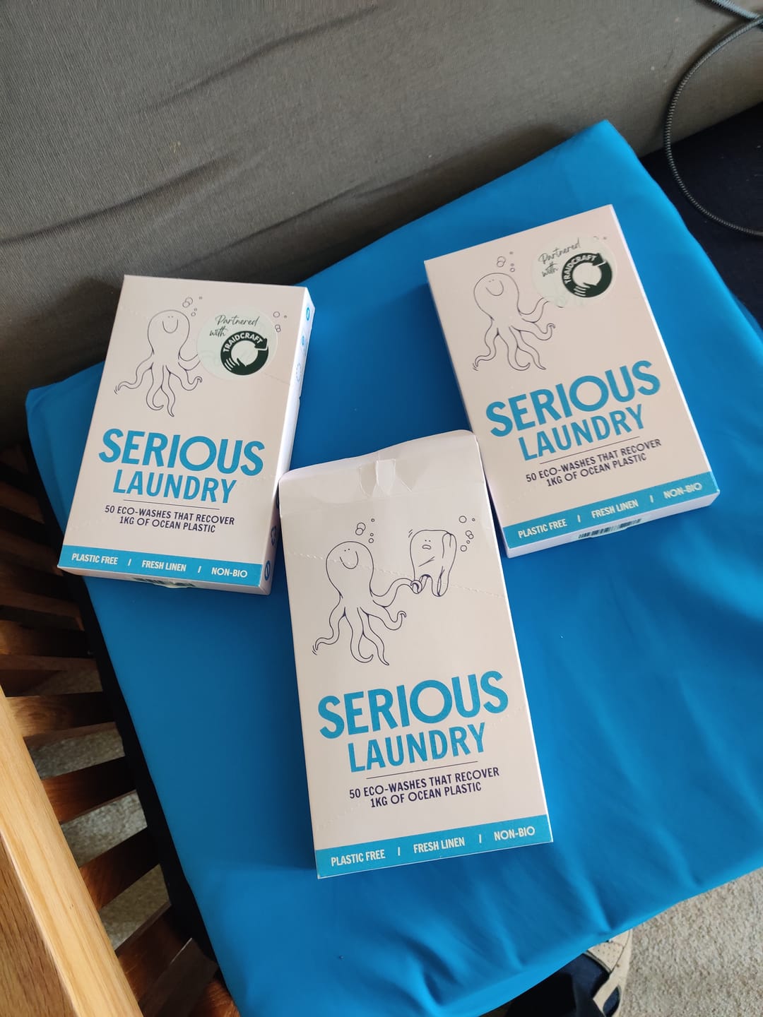 Customer photo review of Eco Laundry Detergent Strips